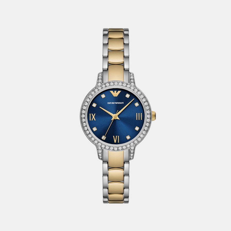 Women Blue Analog Stainless Steel Watch AR11576