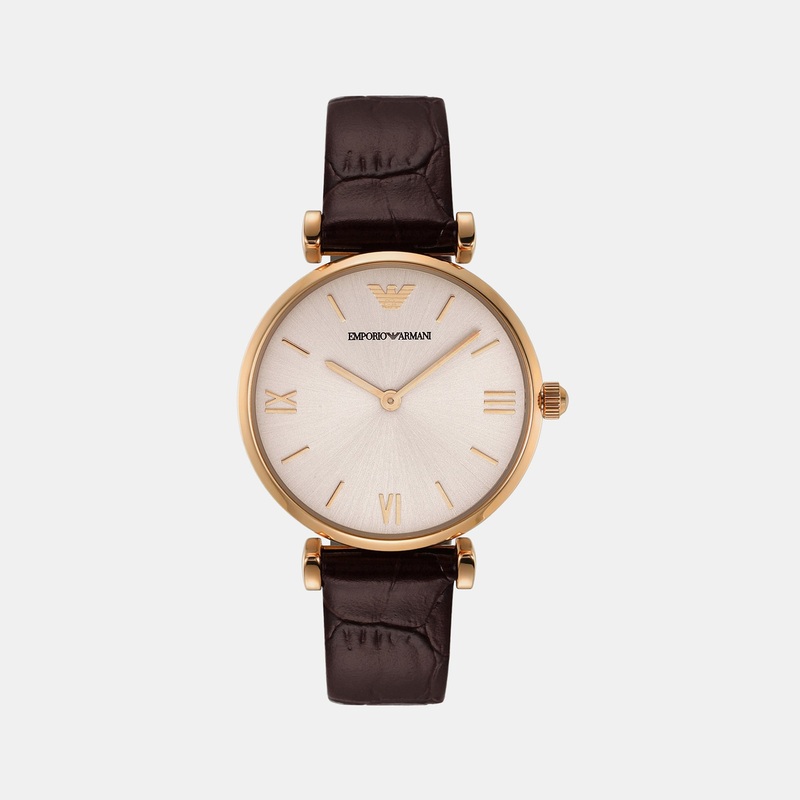 Women Pink Dial Analog Leather Watch AR1911