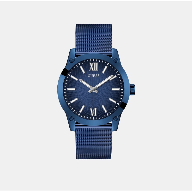 Men Blue Analog Stainless Steel Watch GW0629G3