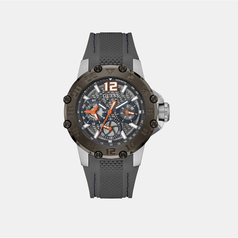 Men Grey Analog Silicone Watch GW0640G1