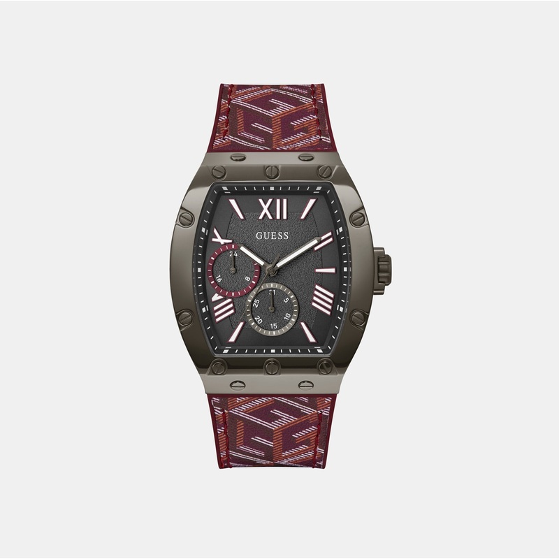Men Grey Analog Silicone Watch GW0645G4