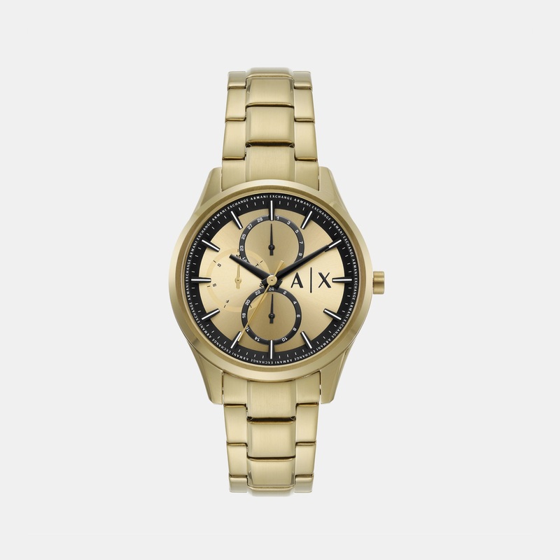 Men's Gold Chronograph Stainless Steel Watch AX1866