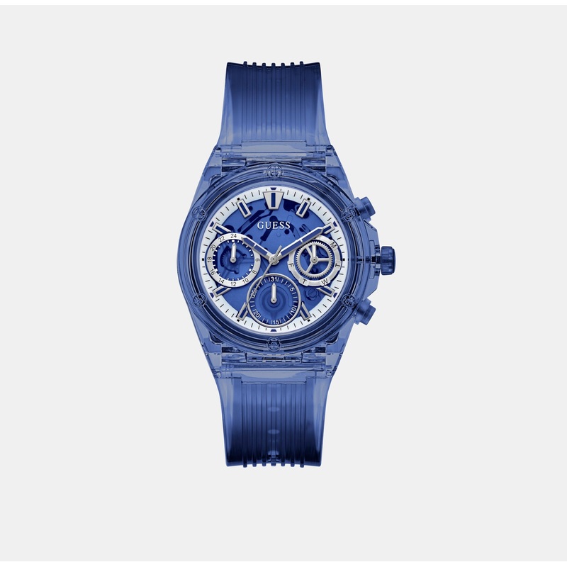 Women Blue Analog Nylon Watch GW0438L3