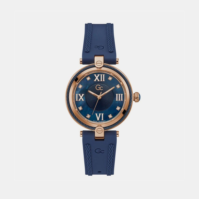 Women's Mother Of Pearl Analog Silicone Watch Z15004L7MF