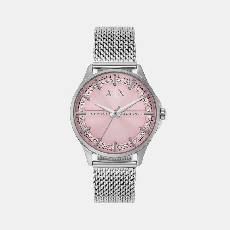 Women's Three-Hand Stainless Steel Mesh Watch AX5273