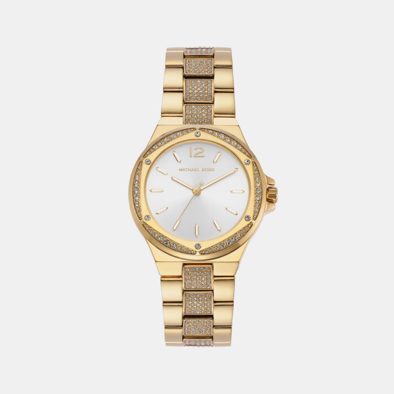Women's White Analog Stainless Steel Watch MK7361
