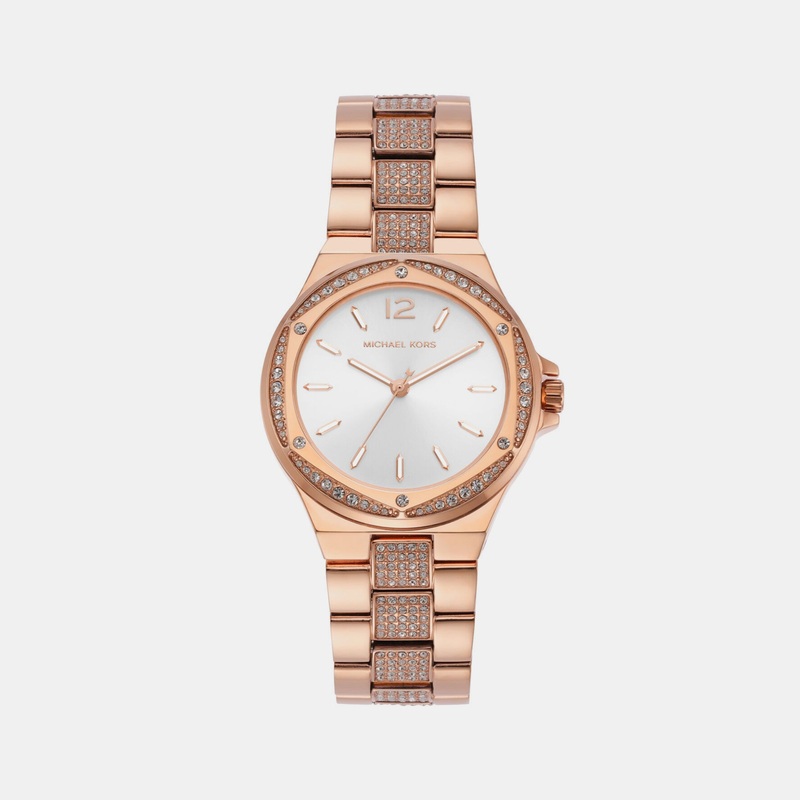 Women's White Analog Stainless Steel Watch MK7362