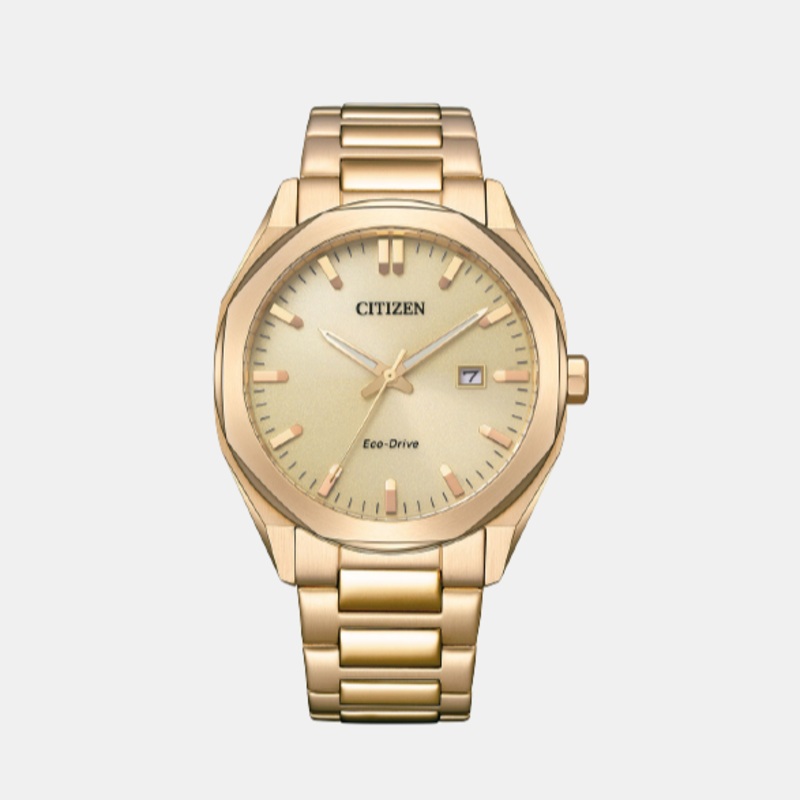Eco-Drive Men Analog Stainless Steel Watch BM7603-82P
