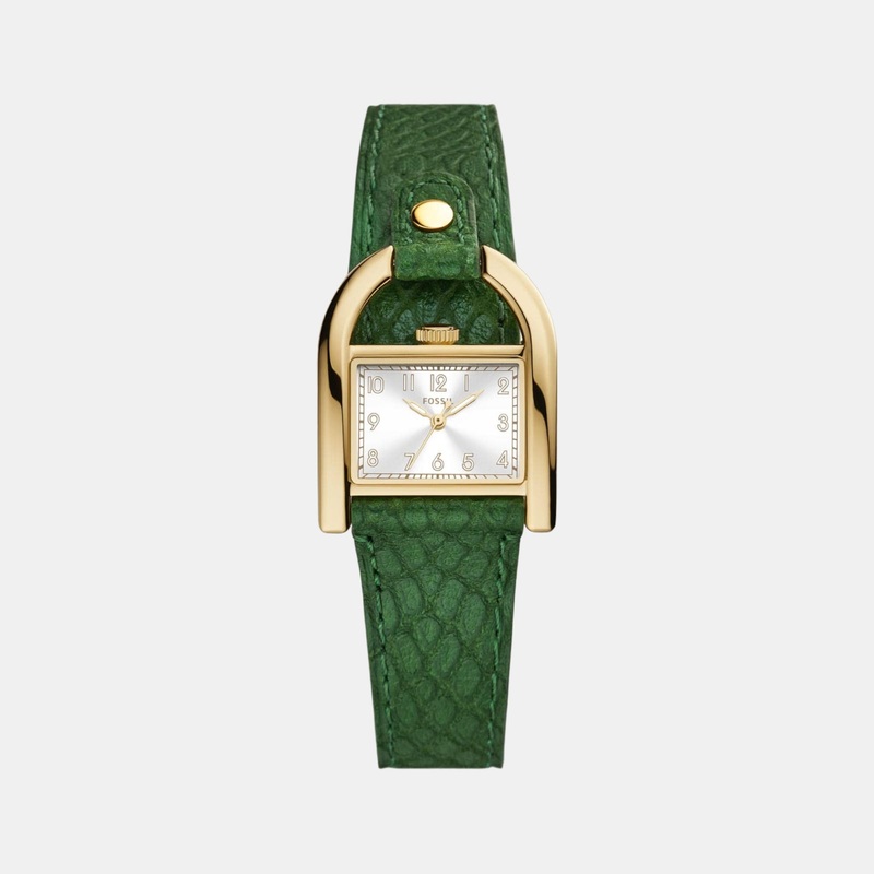 Harwell Women Quartz White Dial Analog Leather Watch ES5267