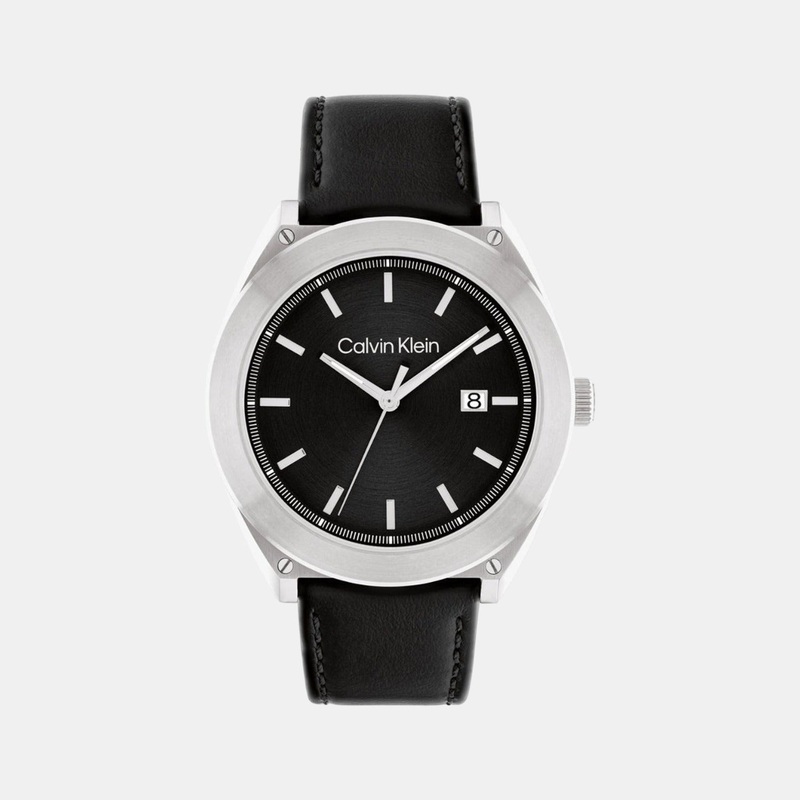 Men Analog Leather Watch 25200201