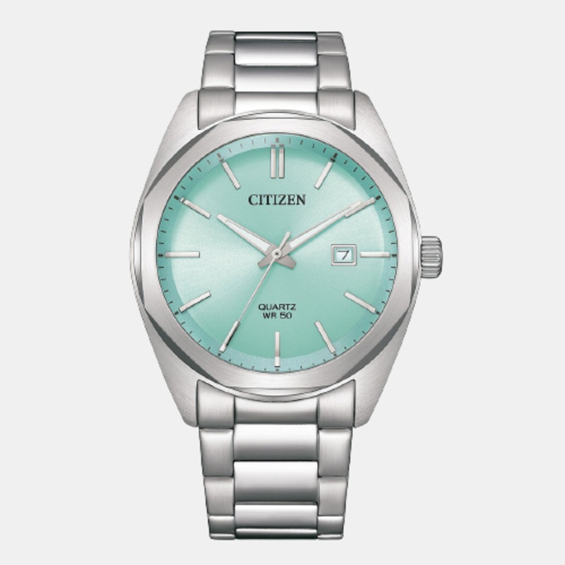 Men Quartz Blue Dial Analog Stainless Steel Watch BI5110-54M