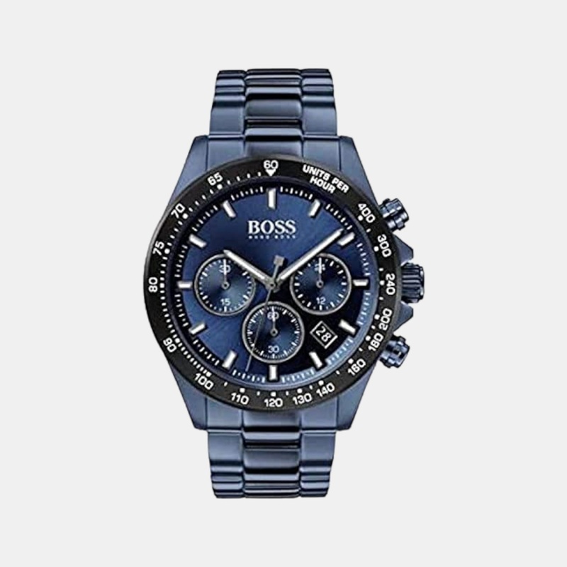 Men's Blue Chronograph Stainless Steel Watch 1513758