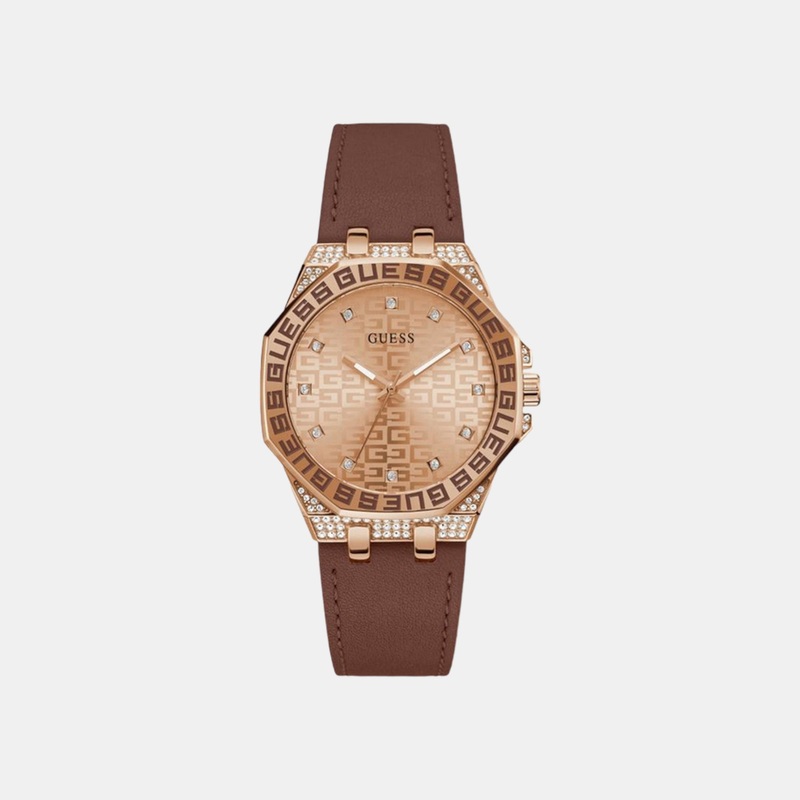 Women Analog Leather Watch GW0547L2
