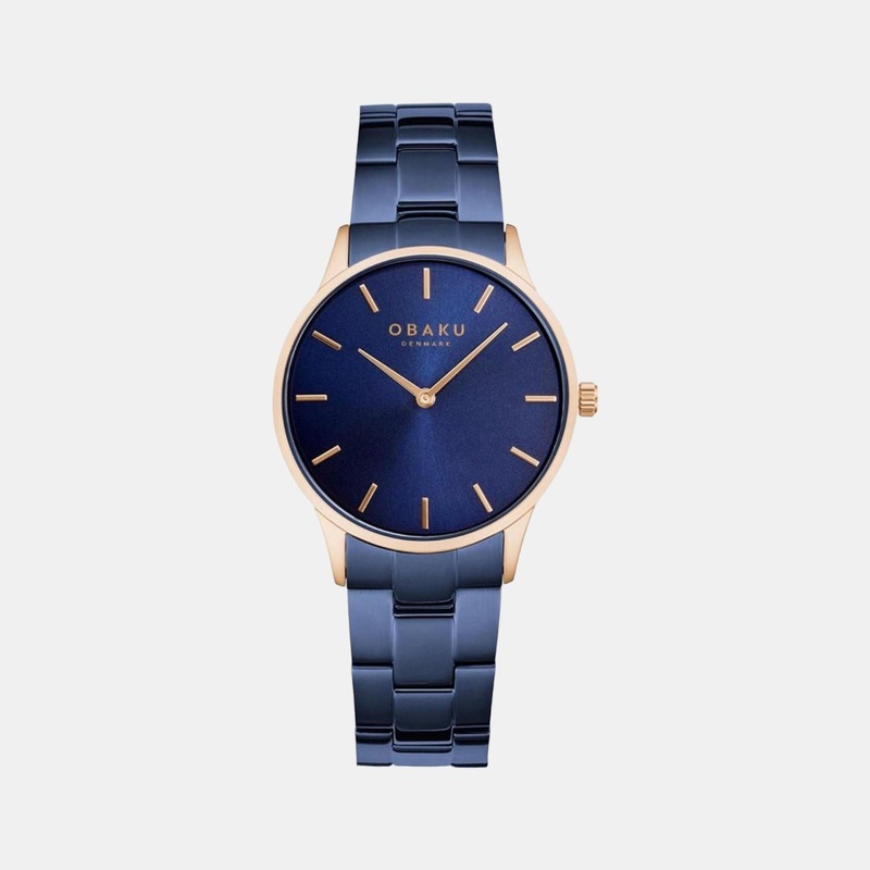 Women Blue Analog Stainless Steel Watch V247LXVLSL