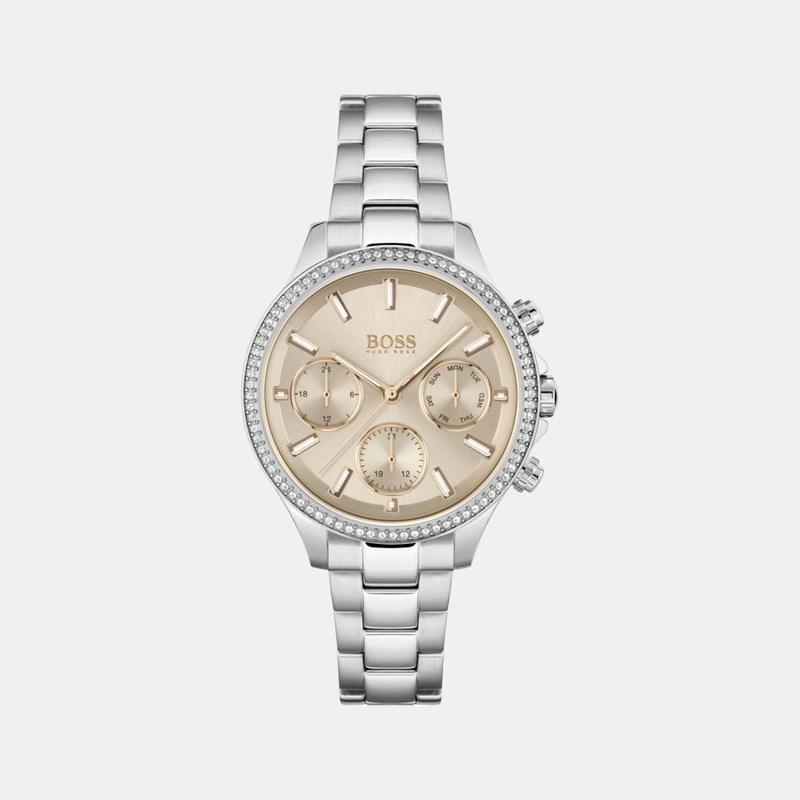 Women Pink Stainless Steel Chronograph Watch 1502565