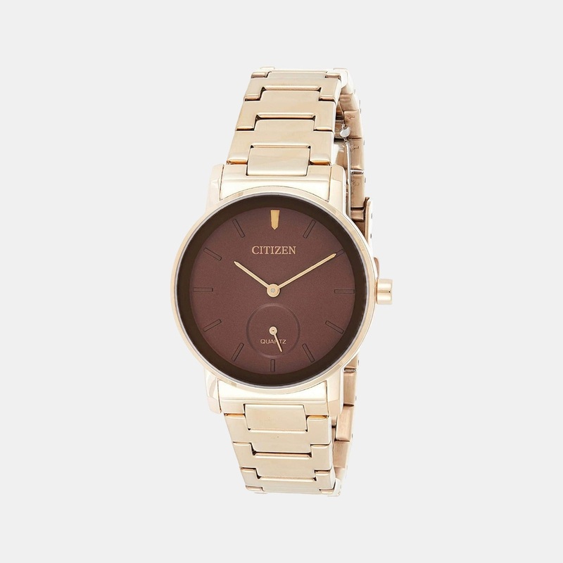 Women's Brown Analog Stainless Steel Watch EQ9063-55X