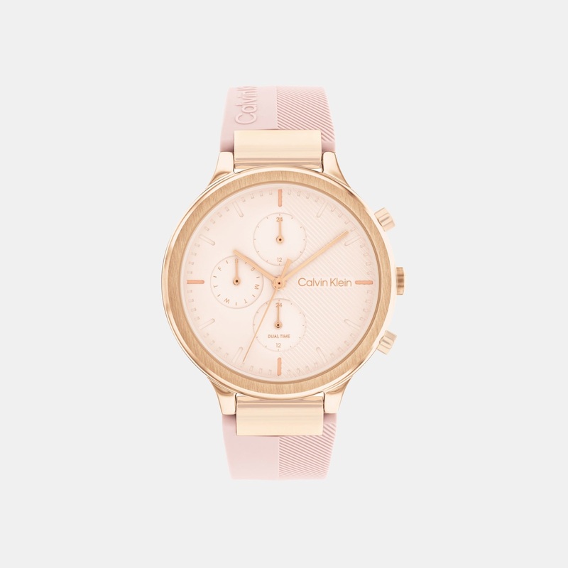 Women's Silicone Chronograph Watch 25200243