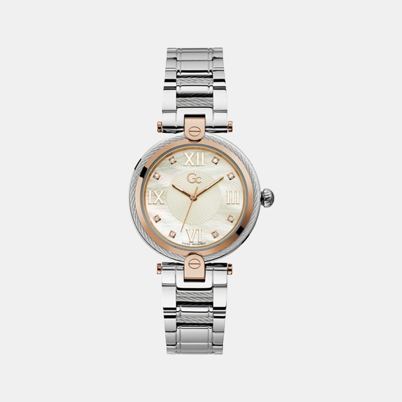 Women's White Analog Stainless Steel Watch Z15002L1MF