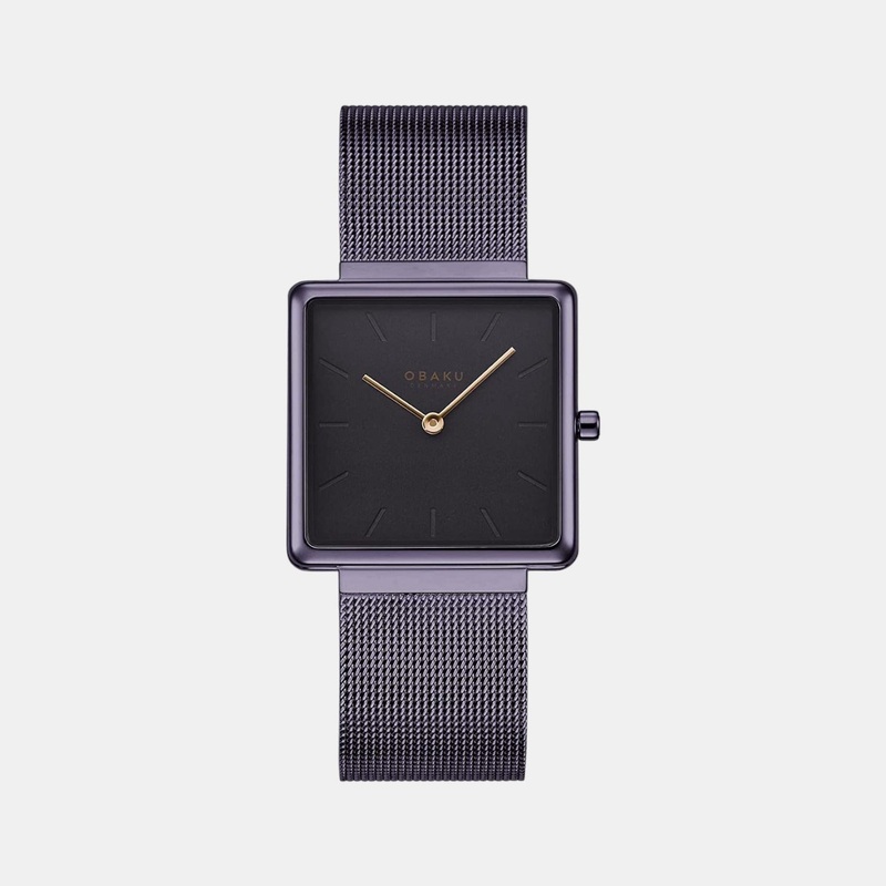 Women Violet Analog Stainless Steel Watch V236LXNNMN