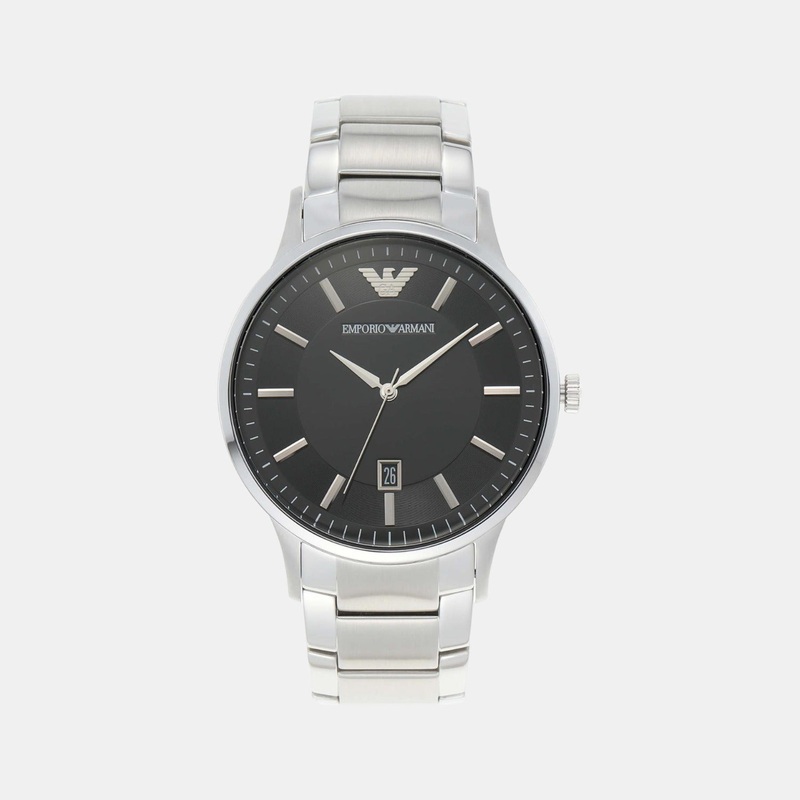 Men's Black Analog Stainless Steel Watch AR11181