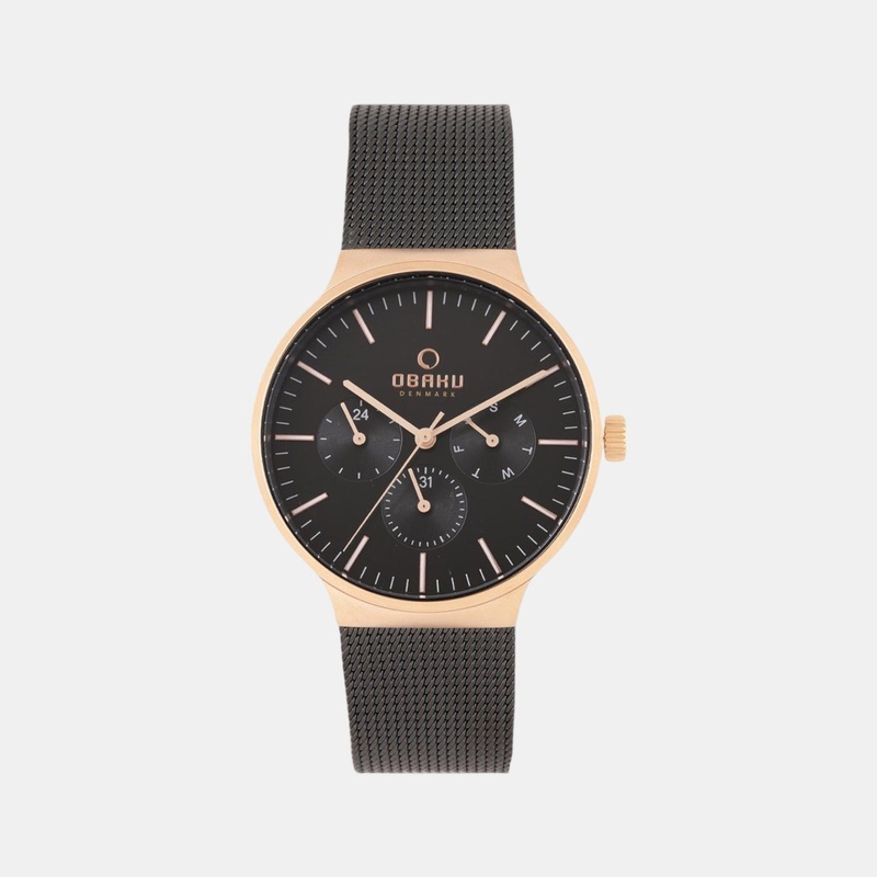 Men's Black Analog Stainless Steel Watch V229GMVBMB