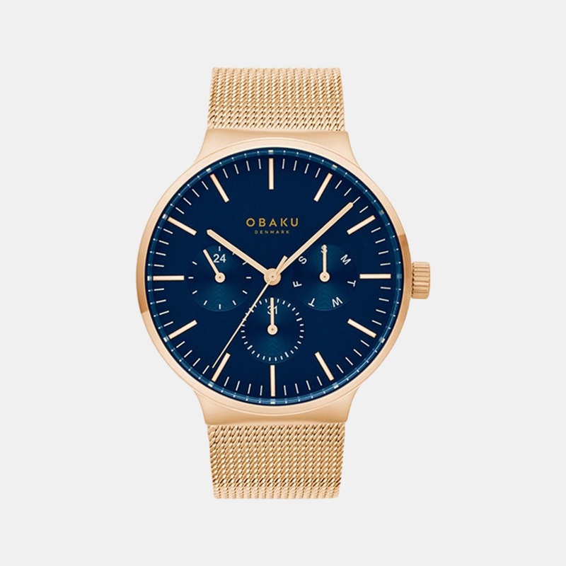 Men's Blue Analog Stainless Steel Watch V229GMVLMV