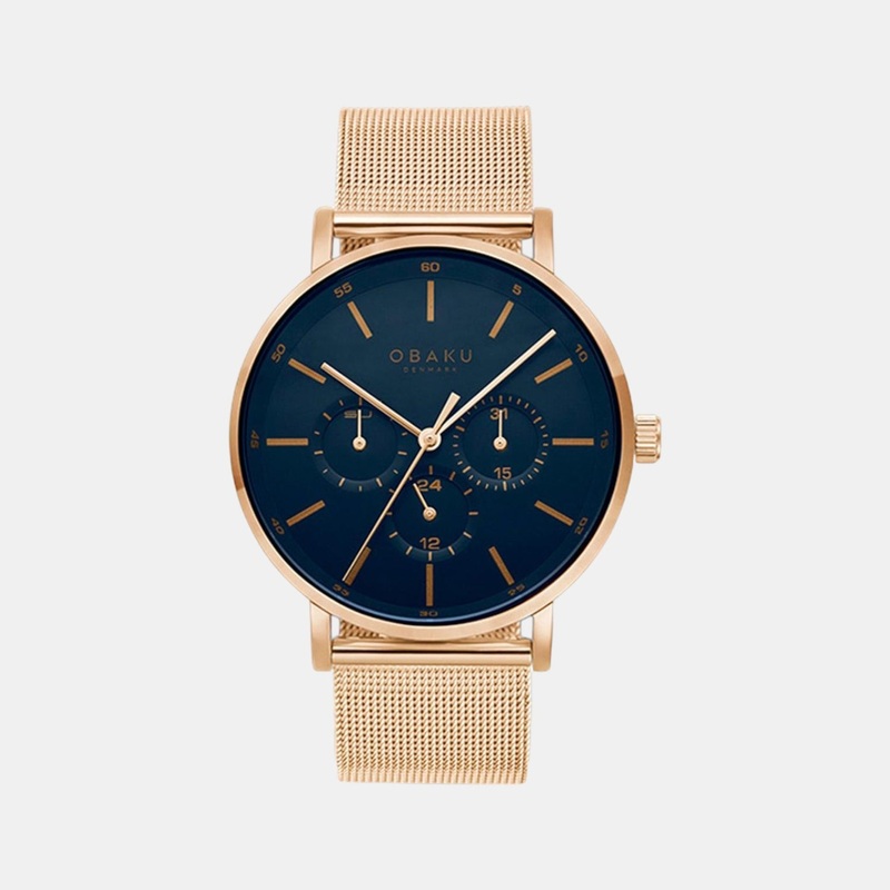 Men's Blue Analog Stainless Steel Watch V246GMVLMV