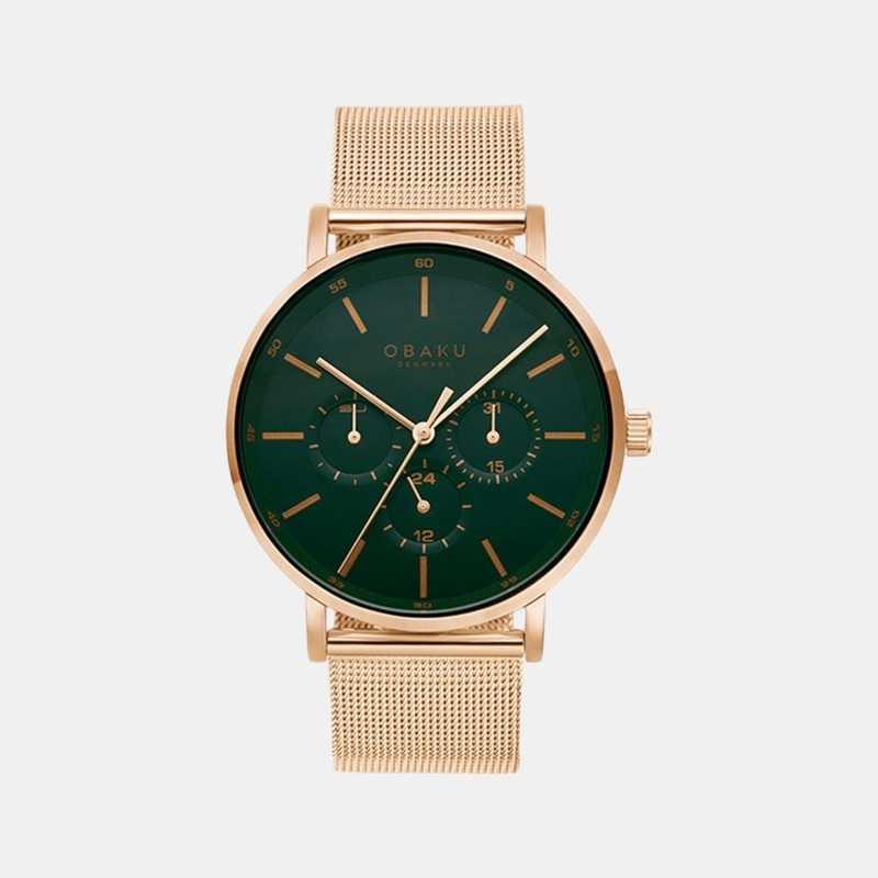 Men's Green Analog Stainless Steel Watch V246GMVEMV