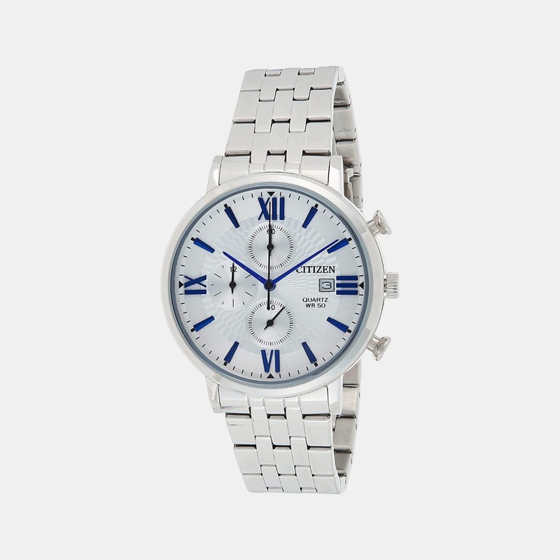 Men's Grey Stainless Steel Chronograph Watch AN3610-71A