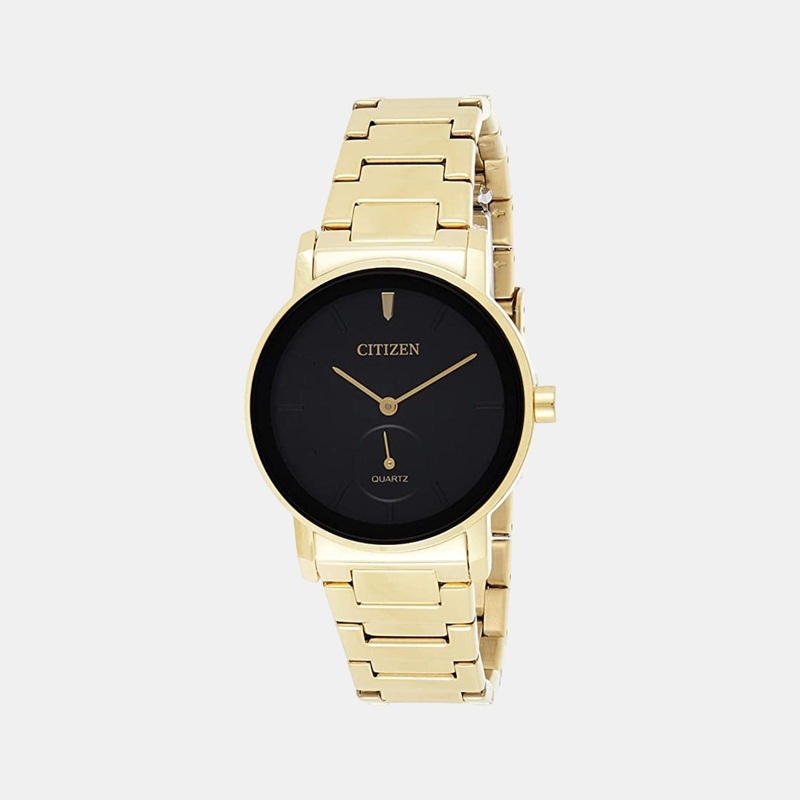 Women Quartz Black Dial Analog Stainless Steel Watch EQ9062-58E