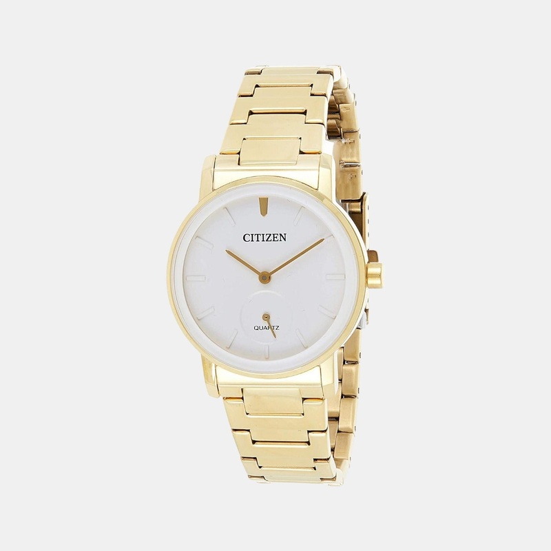 Women Quartz White Dial Analog Stainless Steel Watch EQ9062-58A