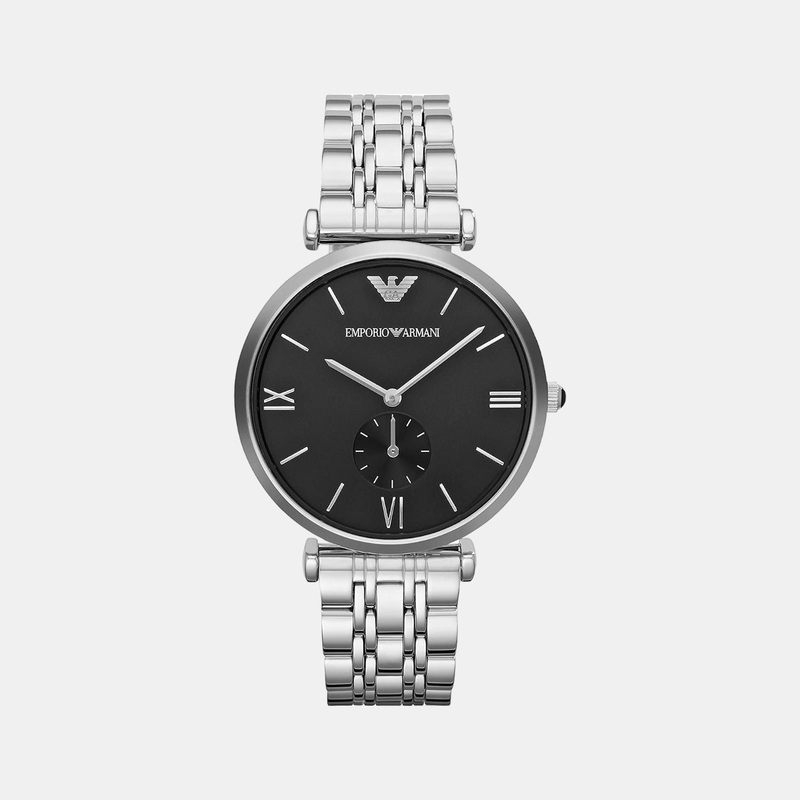 Women's Black Analog Stainless Steel Watch AR1676
