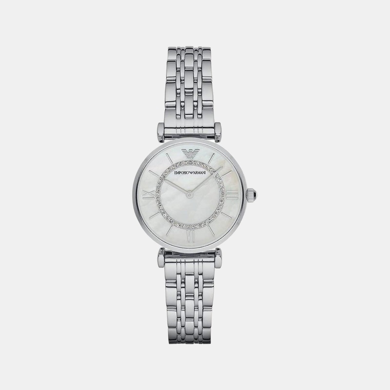 Women's Mother Of Pearl Dial Analog Stainless Steel Watch AR1908