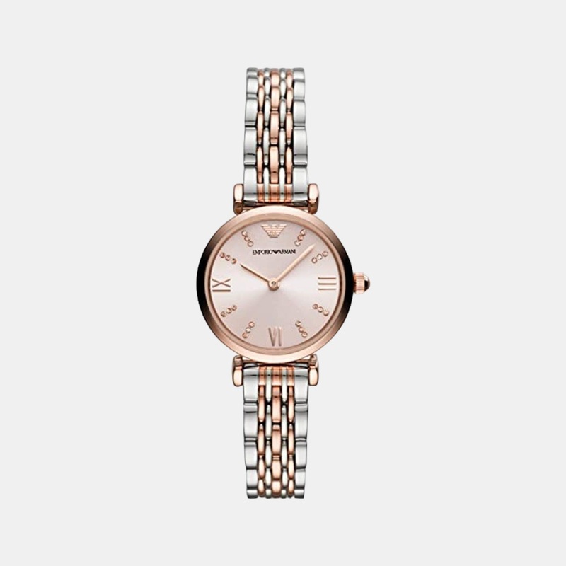 Women's Pink Analog Stainless Steel Watch AR11223