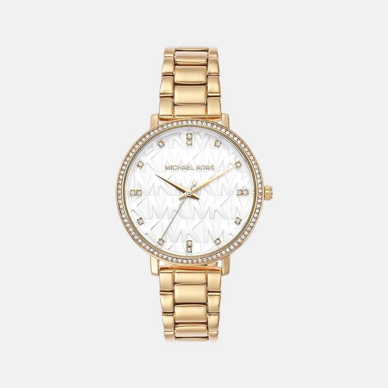 Women's White Analog Stainless Steel Watch MK4666