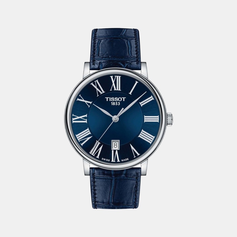 Carson Men Analog Leather Watch T1224101604300