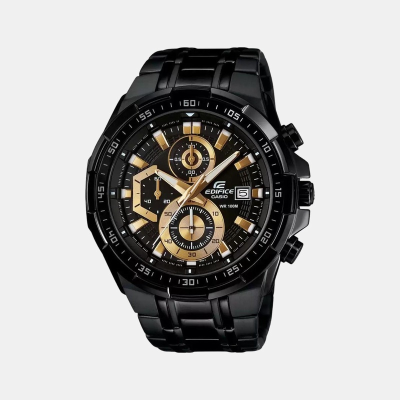 Edifice Men's Black Chronograph Stainless Steel Watch EX187 - EFR-539BK-1AVUDF