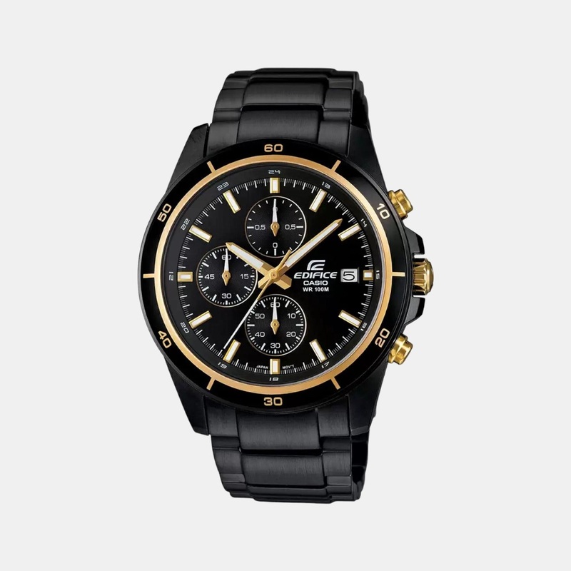 Edifice Men's Black Chronograph Stainless Steel Watch EX208 - EFR-526BK-1A9VUDF