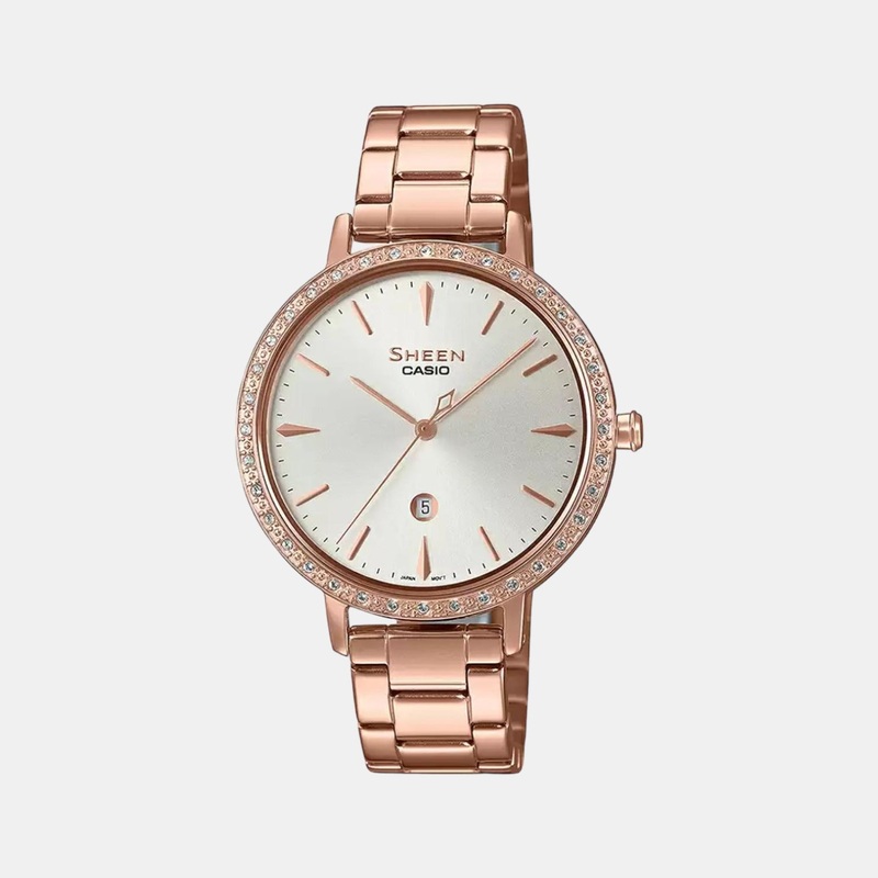 Sheen Women's Analog Stainless Steel Watch SH231 - SHE-4535YPG-7AUDF