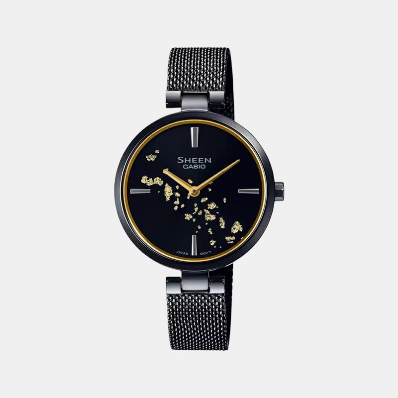 Sheen Women's Analog Stainless Steel Watch SH242 - SHE-C100BM-1AUDF