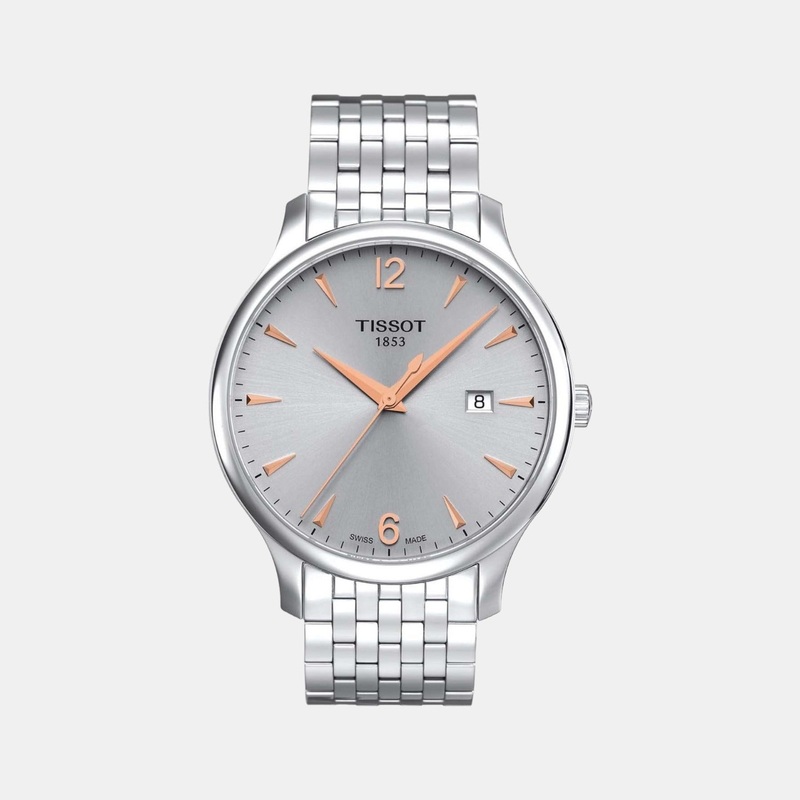 Tradition Men Quartz Analog Stainless Steel Watch T0636101103701