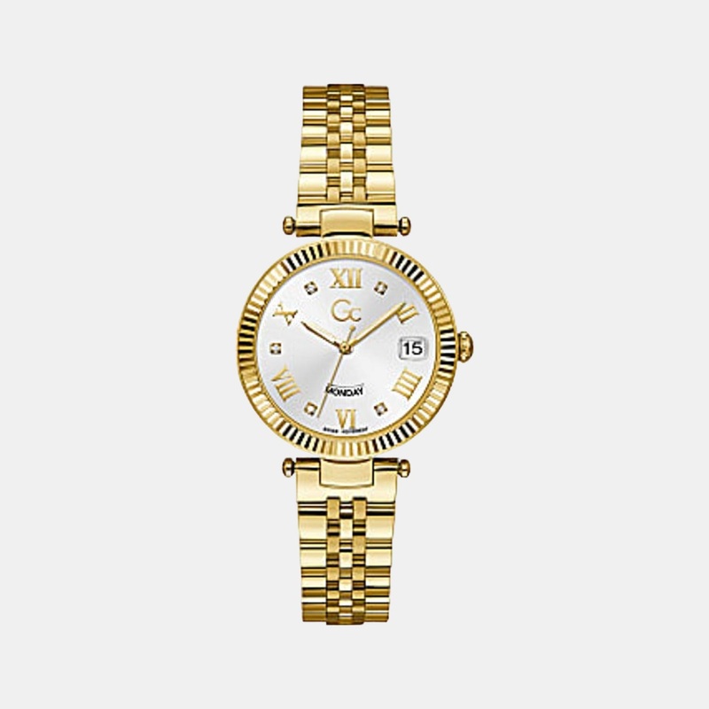 Women's White Analog Stainless Steel Watch Z01004L1MF