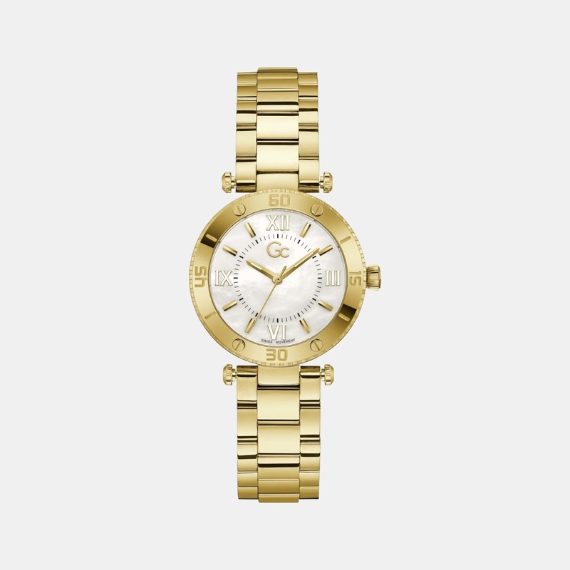 Women White Dial Analog Stainless Steel Watch Z05003L1MF