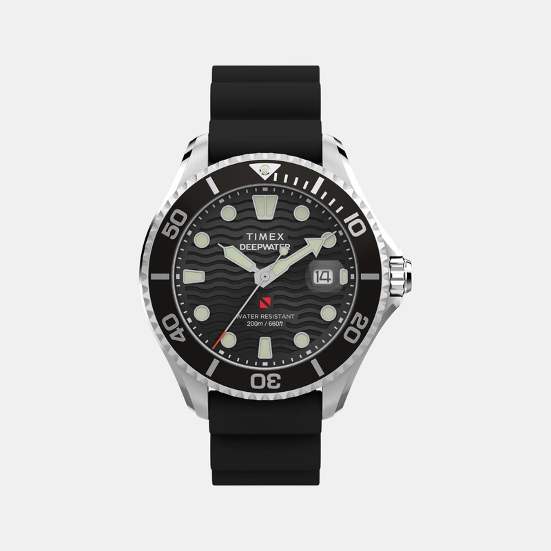 Men Quartz Black Dial Analog Synthetic Rubber Watch TW2W81600UJ