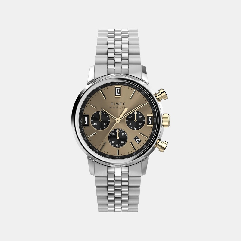 Men Quartz Champagne Dial Analog Stainless Steel Watch TW2W60100UJ