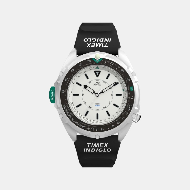Men Quartz White Dial Analog Synthetic Rubber Watch TW2Y05800UJ