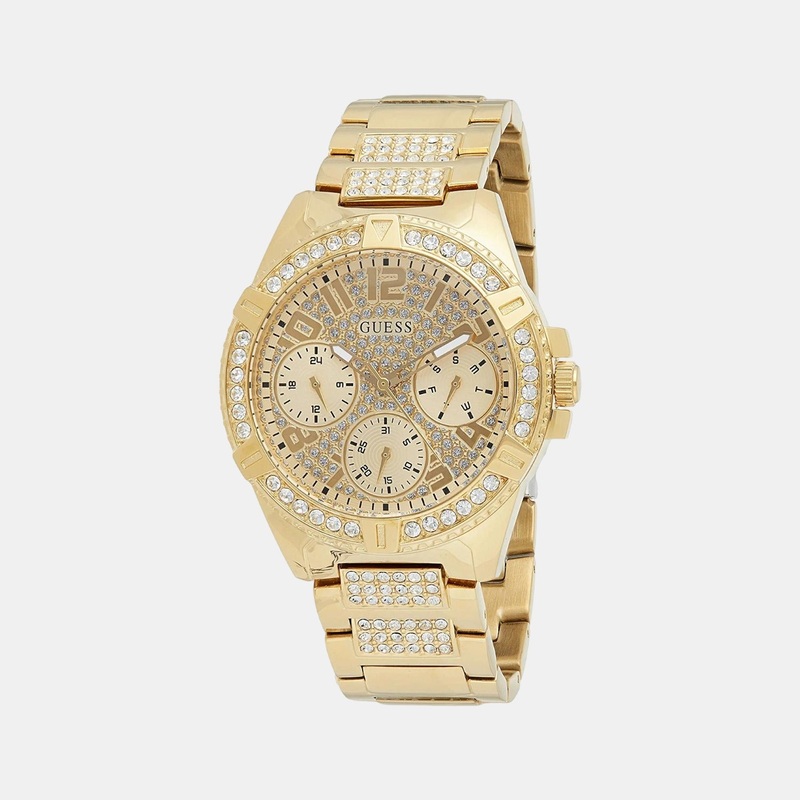 Women's Gold Stainless Steel Chronograph Watch W1156L2