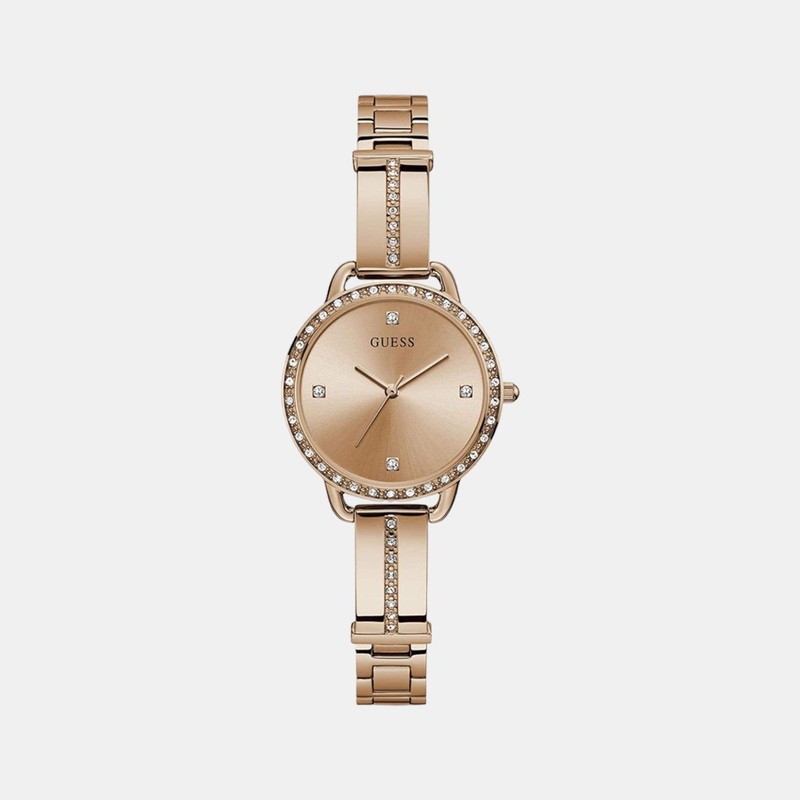 Women's Rose Gold Analog Stainless Steel Watch GW0022L3