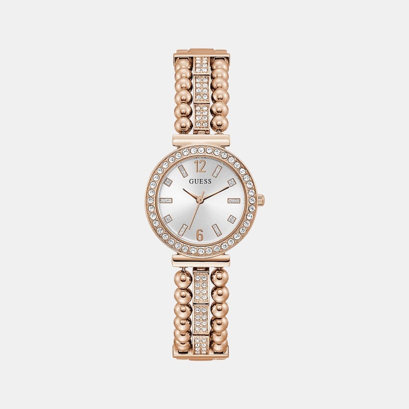 Women's White Analog Stainless Steel Watch GW0401L3