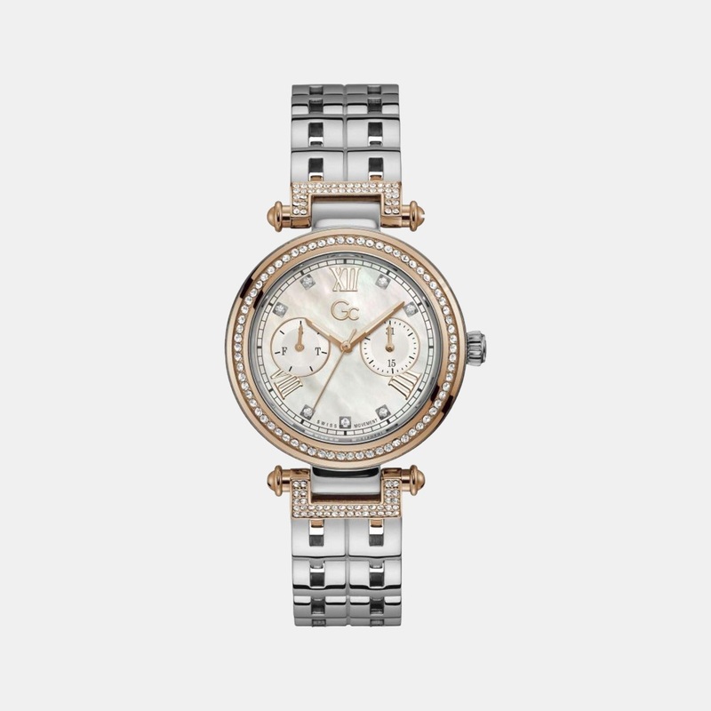 Women White Analog Stainless Steel Watch Y78003L1MF